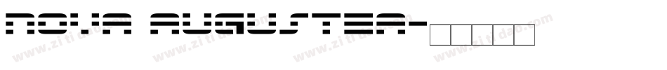nova augustea字体转换